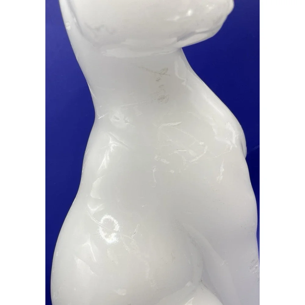 Elegant Persian White Cat Candle 8